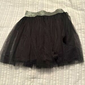 Girls black tulle skirt ￼